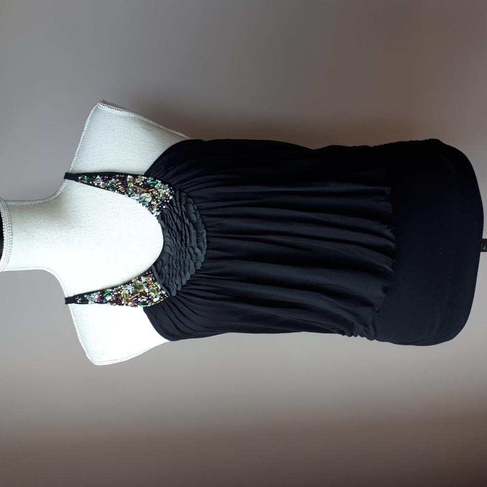 Bordeaux beaded top